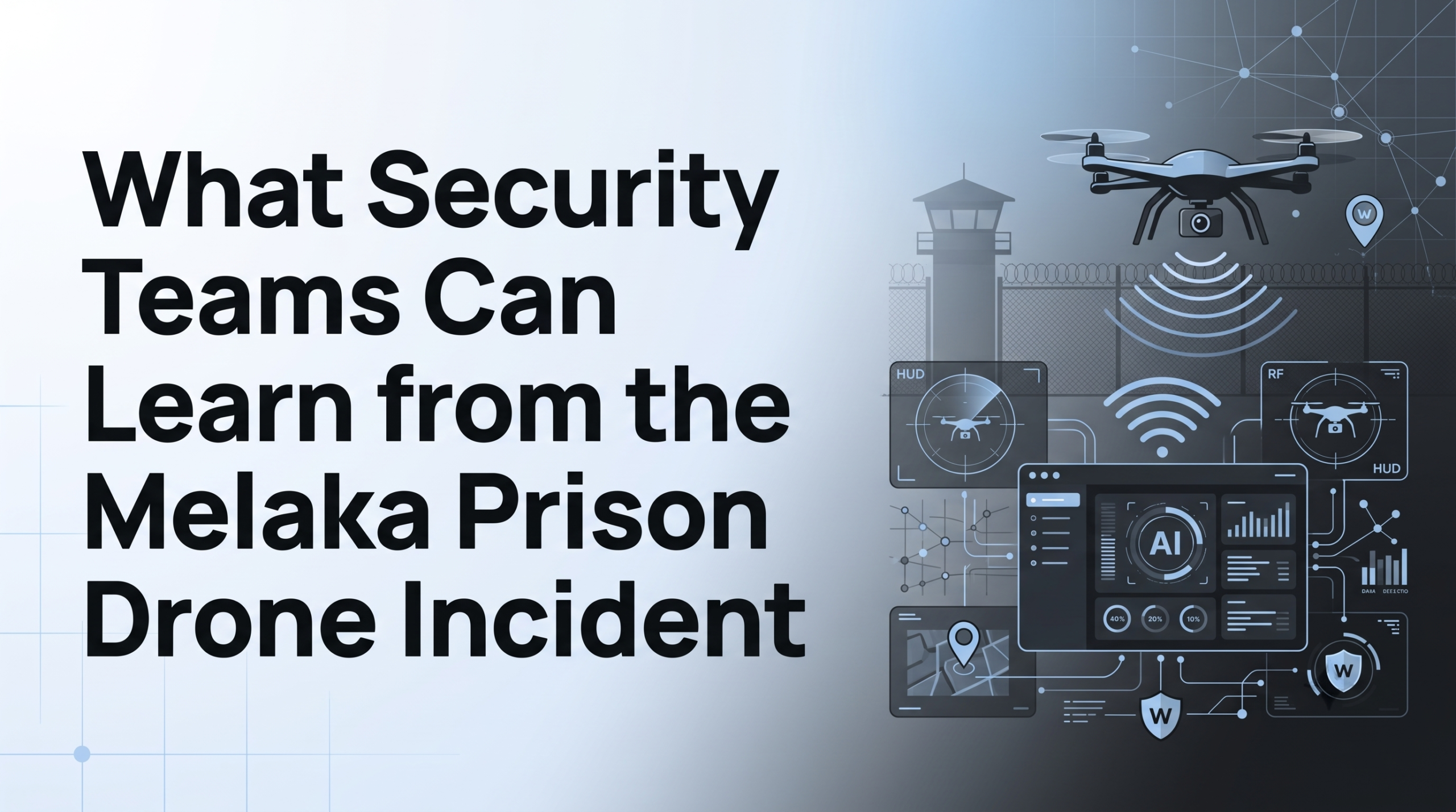 What Security Teams Can Learn from the Melaka Prison Drone Incident